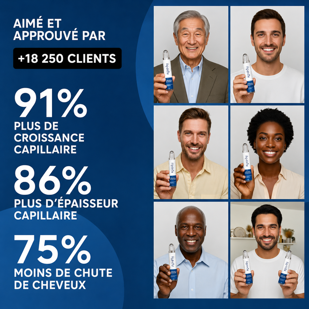 BodyWise™ — Sérum Roll-On Pour Cheveux Plus Denses & Forts