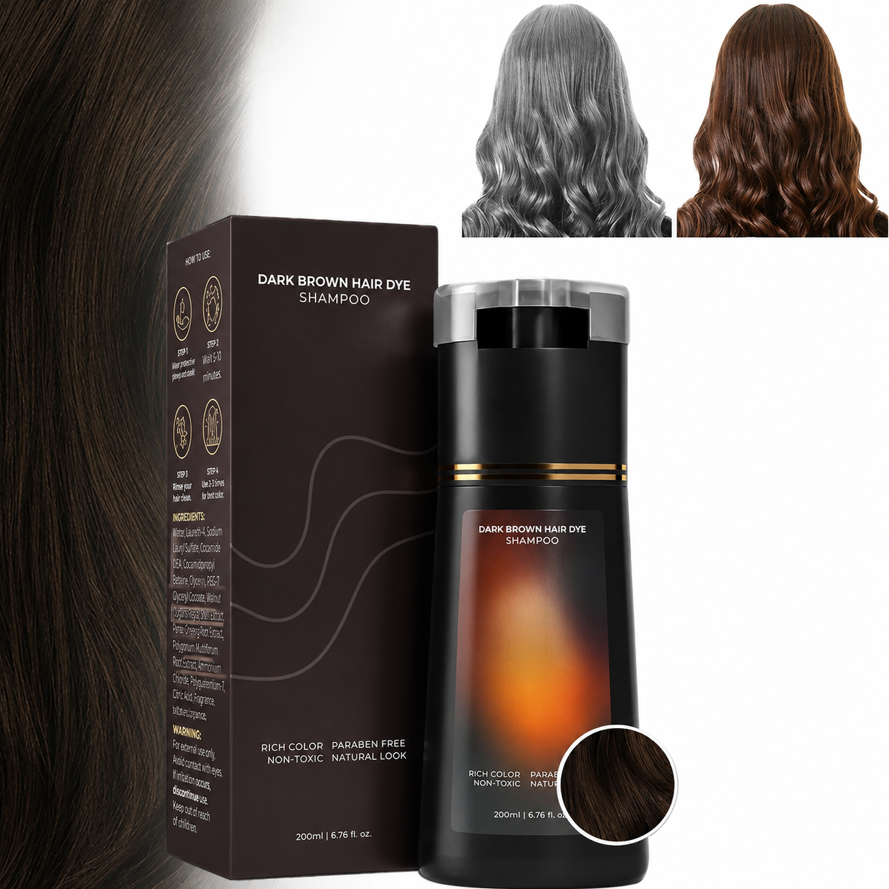 LUMORA -shampooing colorant instantané