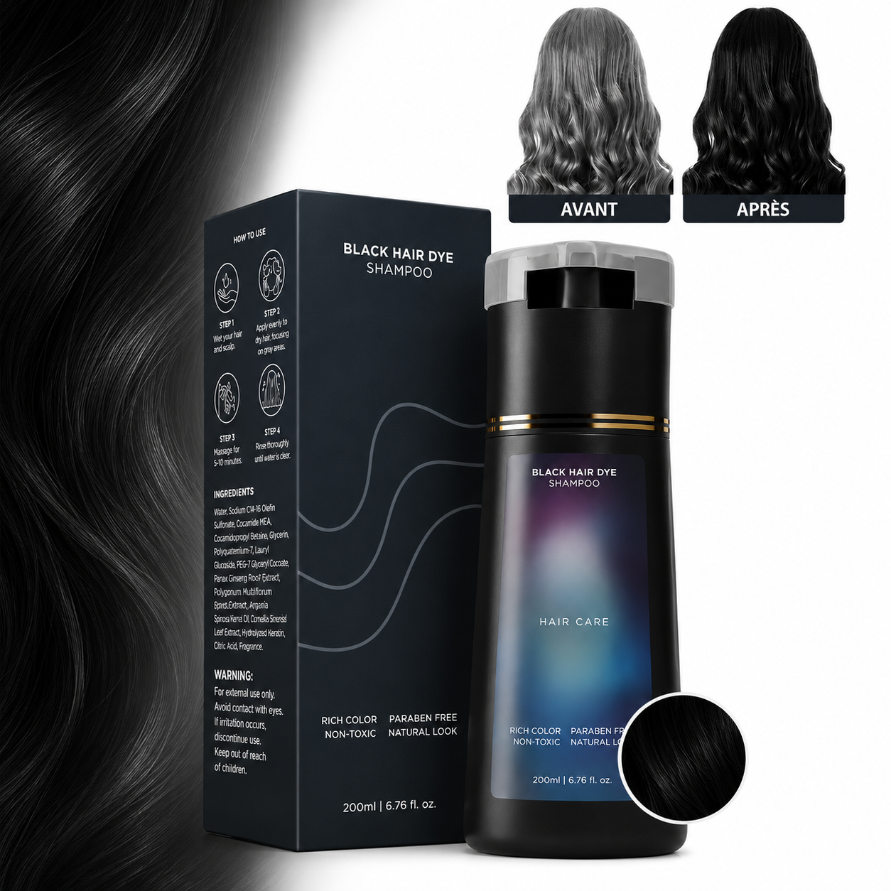 LUMORA -shampooing colorant instantané