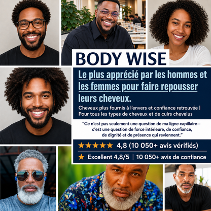 BodyWise™ — Sérum Roll-On Pour Cheveux Plus Denses & Forts